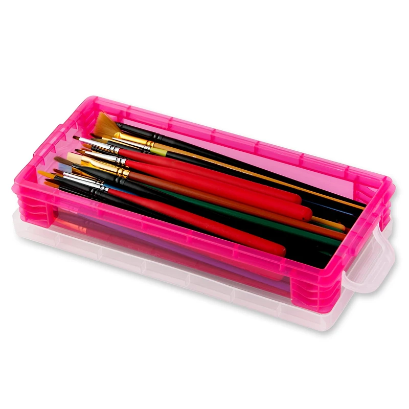 Pink Stacking Pencil Box by Simply Tidy™