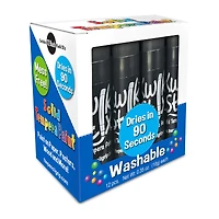 The Pencil Grip Black Kwik Stix, 12 Packs of 12