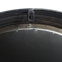 White Metal Farmhouse Wall Clock, 23" x 23" x 3"