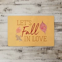 Let's Fall In Love Floor Mat