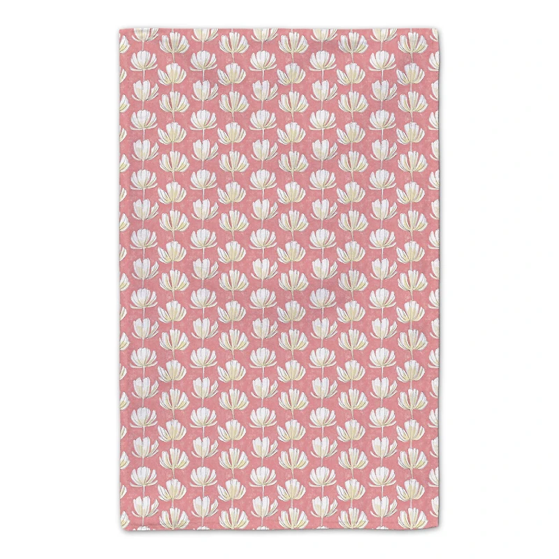 Love Lives Here Pink Floral Tea Towel Set