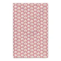 Love Lives Here Pink Floral Tea Towel Set