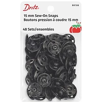 Dritz® /8" Black Sew-On Snaps