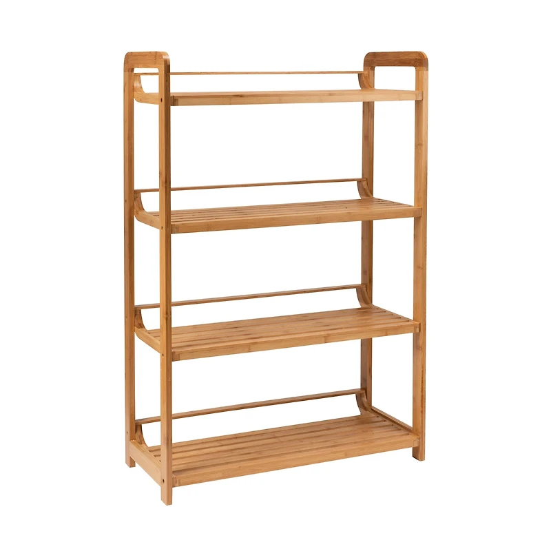 Organize It All Deluxe 4 Tier Bamboo Shelf