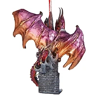 Design Toscano 3ct. Zanzibar the Gothic Dragon Ornaments