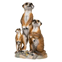 Design Toscano 15" The Meerkat Family Sculpture