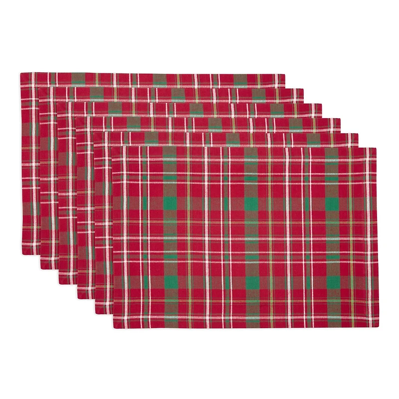 DII® Tartan Plaid Placemat (Set Of 6)