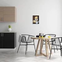 Stupell Industries Still-Life Country Lemon Peel in Jar Wall Art in White Frame