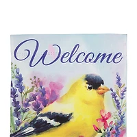40" x 28" Welcome Yellow Finch Spring Outdoor House Flag
