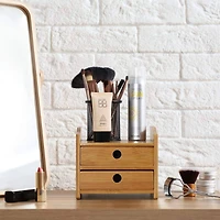 NEX™ Bamboo Countertop Storage Shelf with 2 Drawers