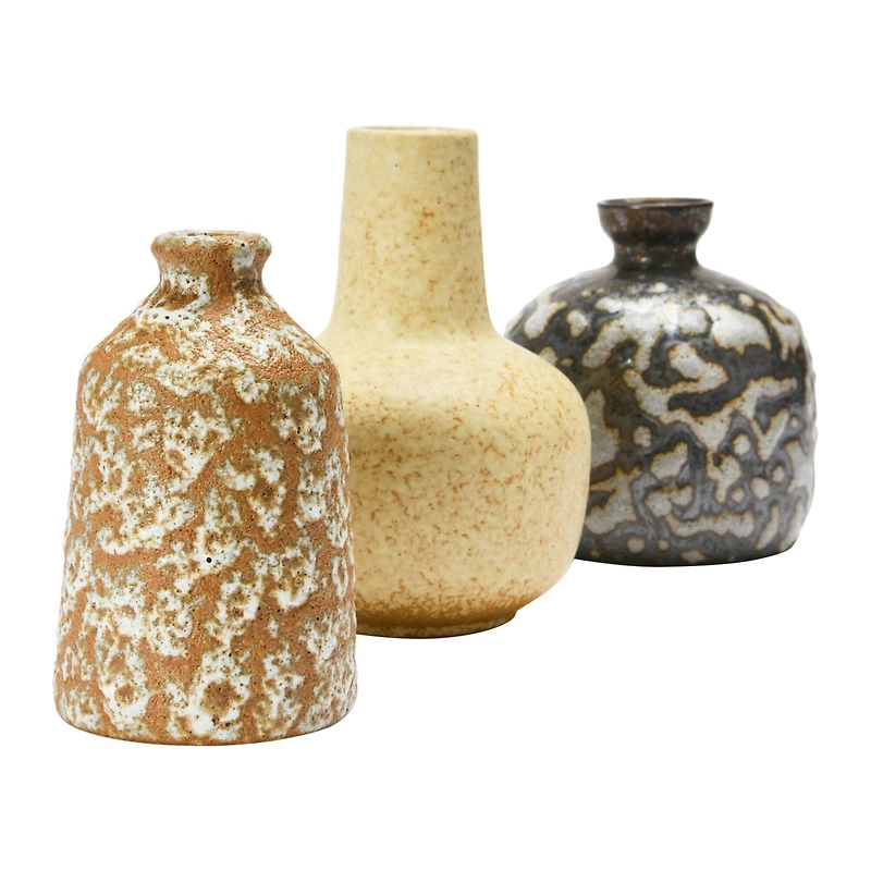 Hello Honey® Reactive Glaze Ceramic Vase Set