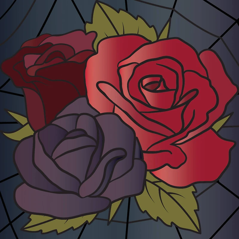 5" x 5" Roses in Web Canvas Painting Kit by Craft Smart®