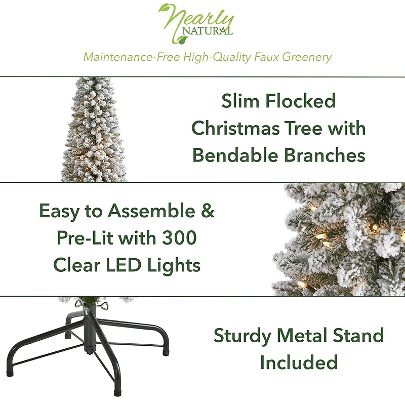 6ft. Pre-Lit Artificial Christmas Tree, Clear Lights