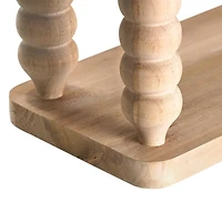 American Art Decor Galleon Wall Shelf, Brown - 22" x 9"