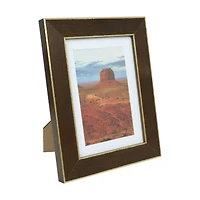 Gallery™ Walnut & Gold Trim Frame with Mat by Studio Décor®