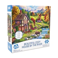 Beautiful Cozy House by the River: 1000 Pcs