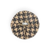 Dritz® 18mm Herringbone Recycled Leather Round Buttons, 6ct.