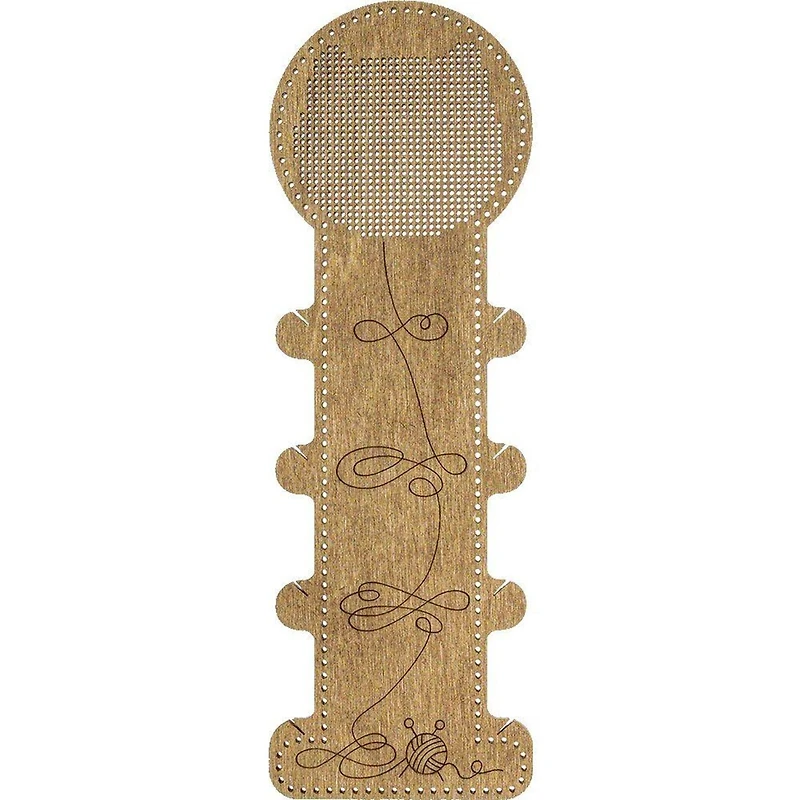 Wonderland Crafts Cat Embroidery Blank Wood Organizer