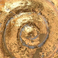 Hello Honey® 9" Gold Iron Snail Bookends Set