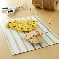 12 Packs: 24 ct. (288 total) Yellow Daisy Paper Flowers by Recollections™