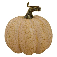 4" Brown & Purple Fall Harvest Tabletop Pumpkin Set