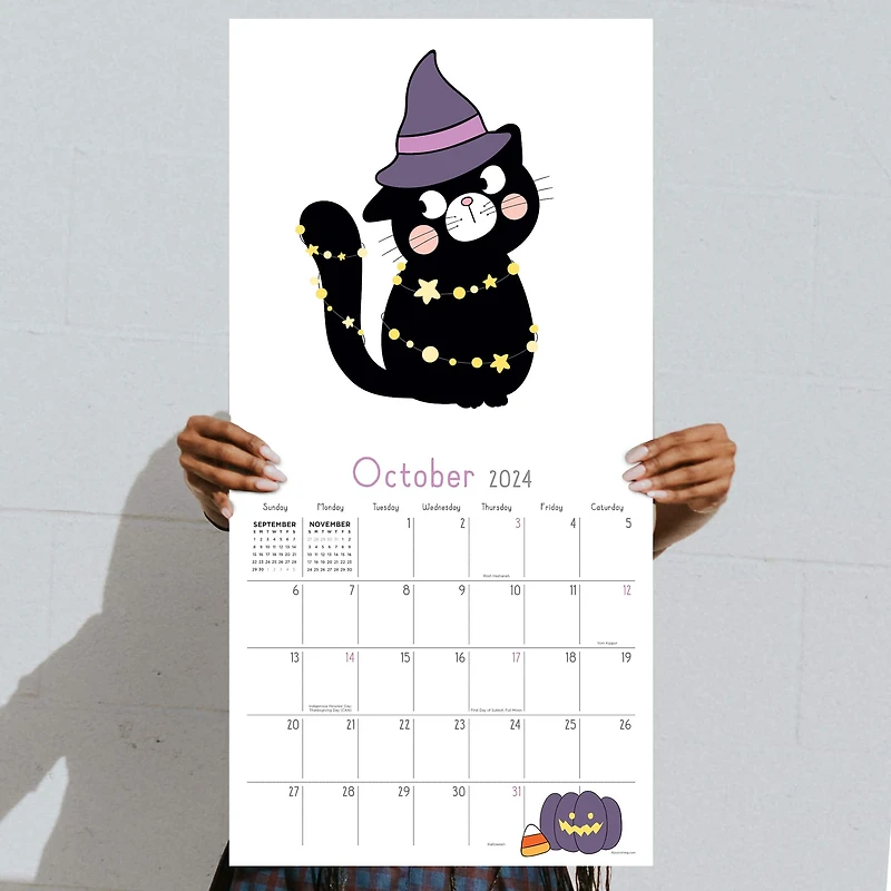 TF Publishing 2024 Must Love Cats Wall Calendar