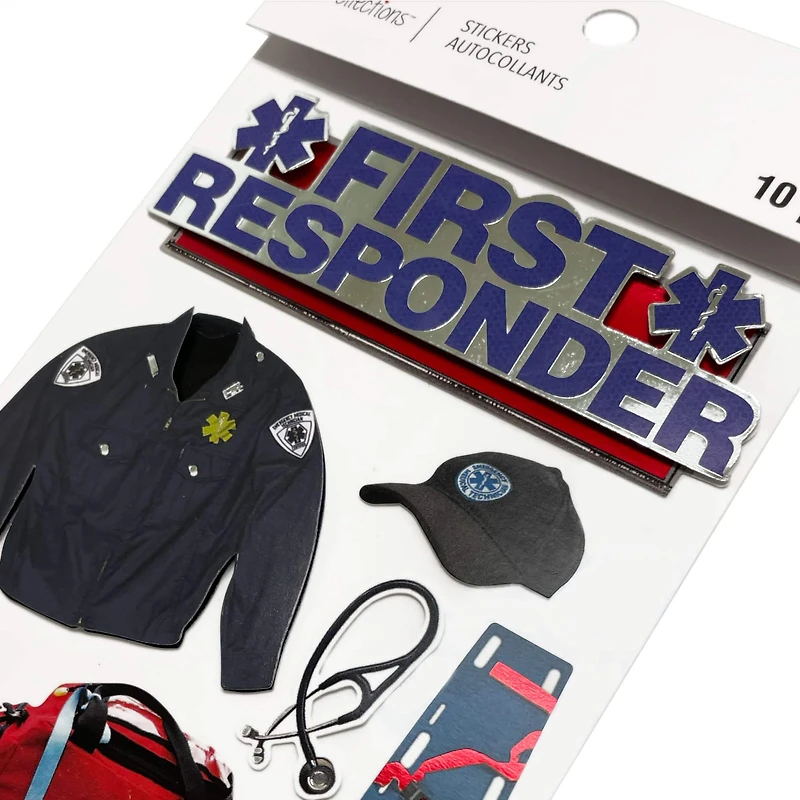 E.M.T. Dimensional Stickers by Recollections™