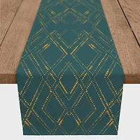 72" Diamond Cotton Twill Runner