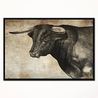 Designart - Spanish Bull Sketch