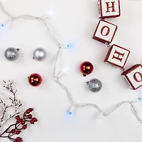 50ct. LED Wide Angle Christmas String Lights with White Wire