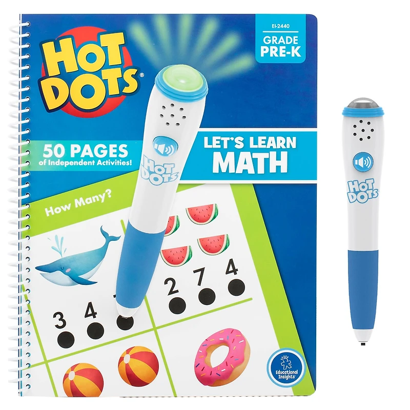 Hot Dots Let's Learn Pre-K Math