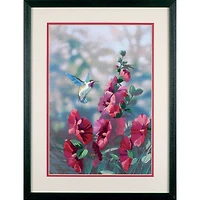 Dimensions® Hollyhocks in Bloom Embroidery Kit