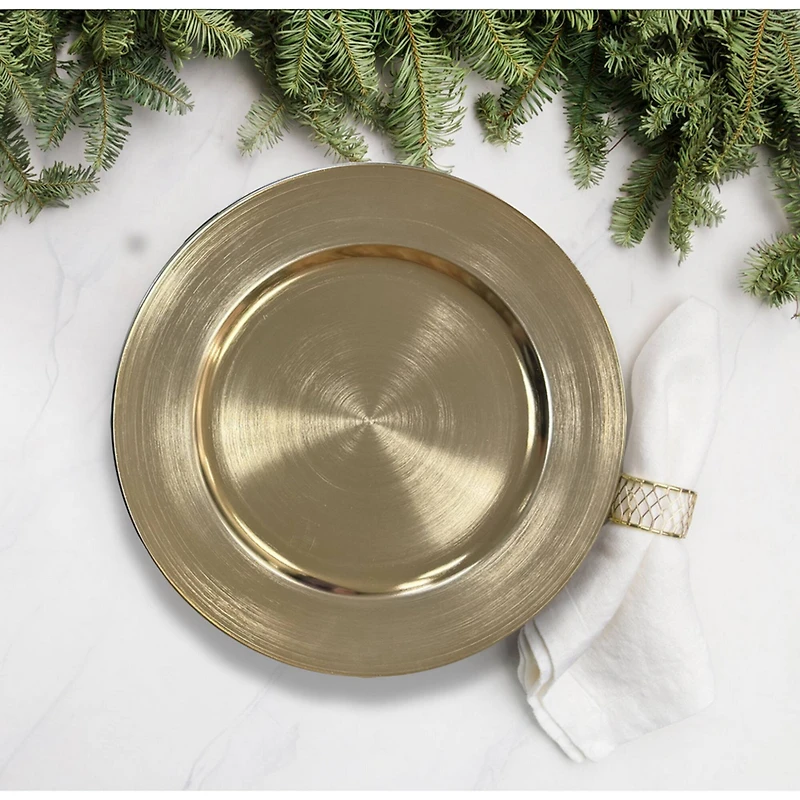 Champagne Charger Plate by Celebrate It™