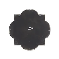 Gray Glam Aluminum Wall Mirror, 40" x 40"