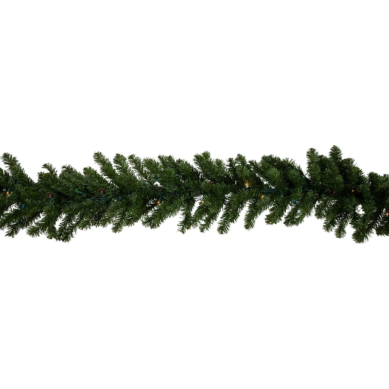 9ft. Pre-Lit Canadian Pine Christmas Garland