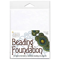 The Beadsmith® 4'' x 5.5'' White Beading Foundation, 4ct.