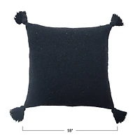 Hello Honey® Recycled Cotton Blend Pillow with Tassels