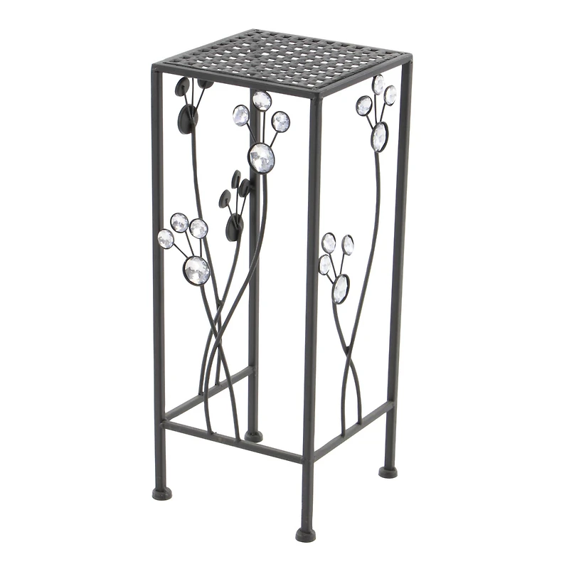 Black Metal Traditional Plantstand Set