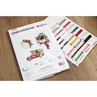 Luca-S Christmas Toys Plastic Canvas Counted Cross Stitch Kit