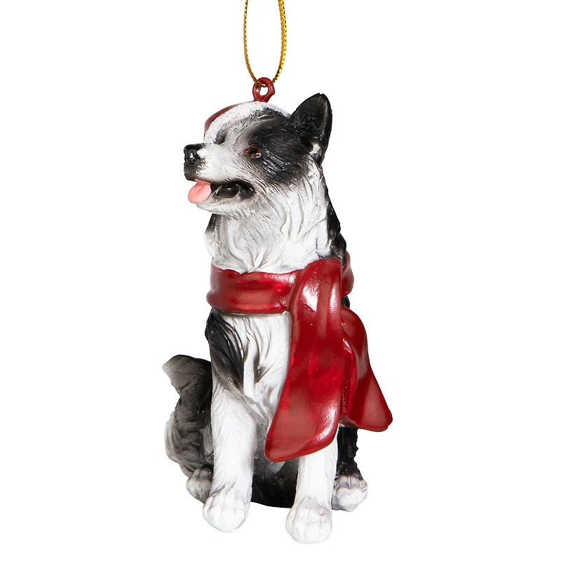 Design Toscano 3.5" Border Collie Ornament Sculpture