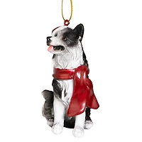 Design Toscano 3.5" Border Collie Ornament Sculpture