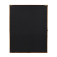 Wall Décor Cream Wood Geometric Design with Brown Wood Frame