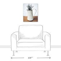 Lavendar Bundle in Pitcher 16" x 20" Canvas Wall Art