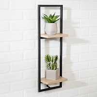 Honey Can Do 2-Tier Floating Wall Shelf