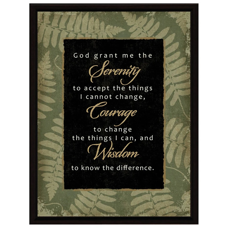 Serenity Wood Framed Art