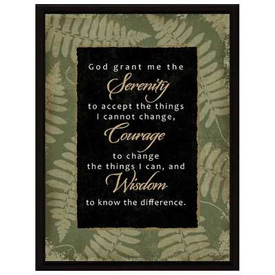 Serenity Wood Framed Art