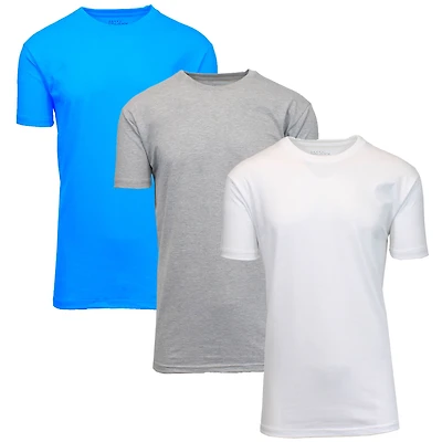 Galaxy By Harvic Crew Neck Men's T-Shirt 3 Pack