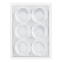 Scotch™ Round Self-Adhesive Bumpers, Clear
