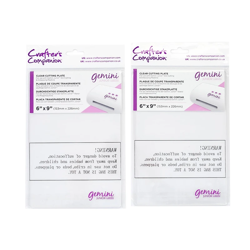 Gemini™ Junior Clear Cutting Plates