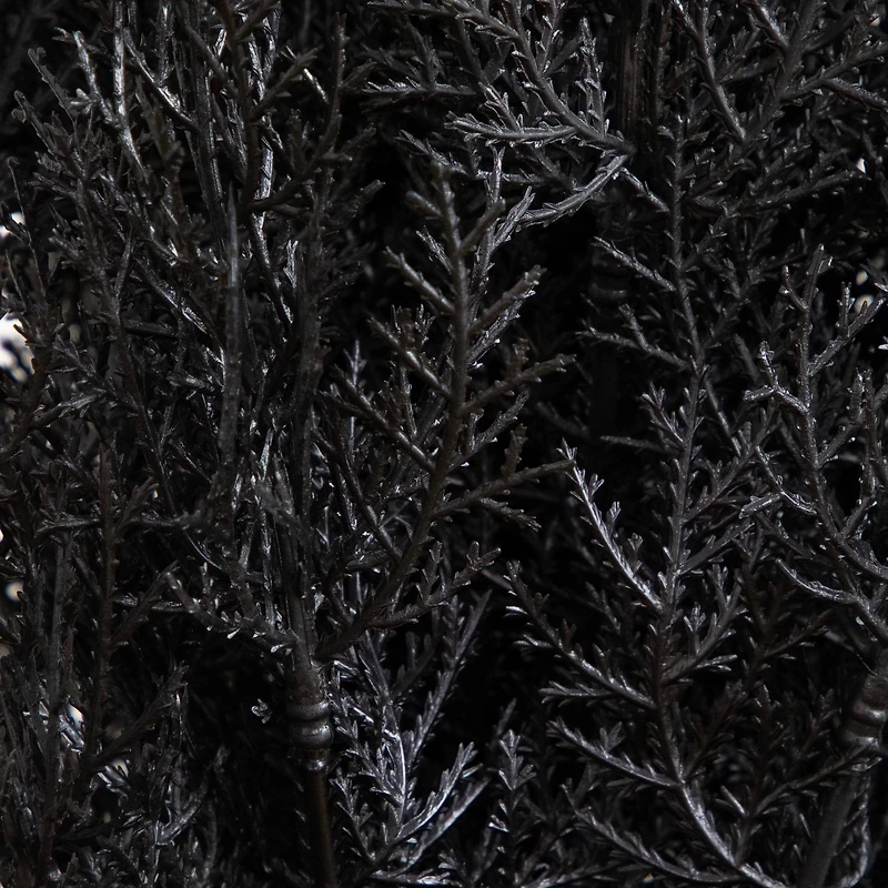 4ft. UV Resistant Artificial Halloween Black Cedar Tree (Indoor/Outdoor)